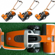 Illustration for article titled Three-in-One Lawn Care Device Mows, Throws and Blows